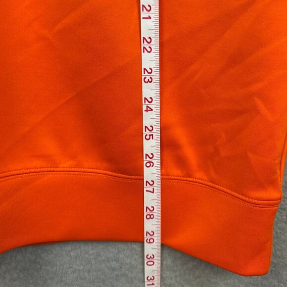 SF Giants Baseball 3/4 Zip Scuba Knit Jacket Bright Giant Orange  XL Antigua - Picture 4 of 7